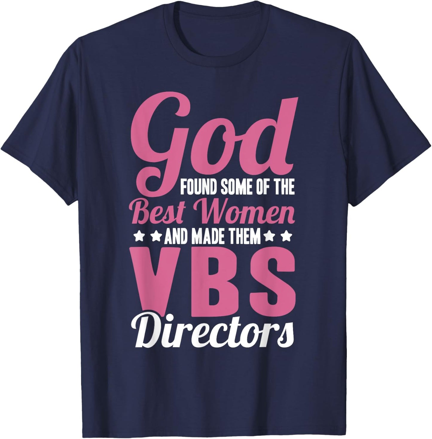 VBS Team Vacation Bible School Week Squad VBS Director T-Shirt - T-Shirt | Navy