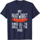 My Bratwurst Brings All The Girls To The Yard Sausage Gift T-Shirt - T-Shirt | Navy
