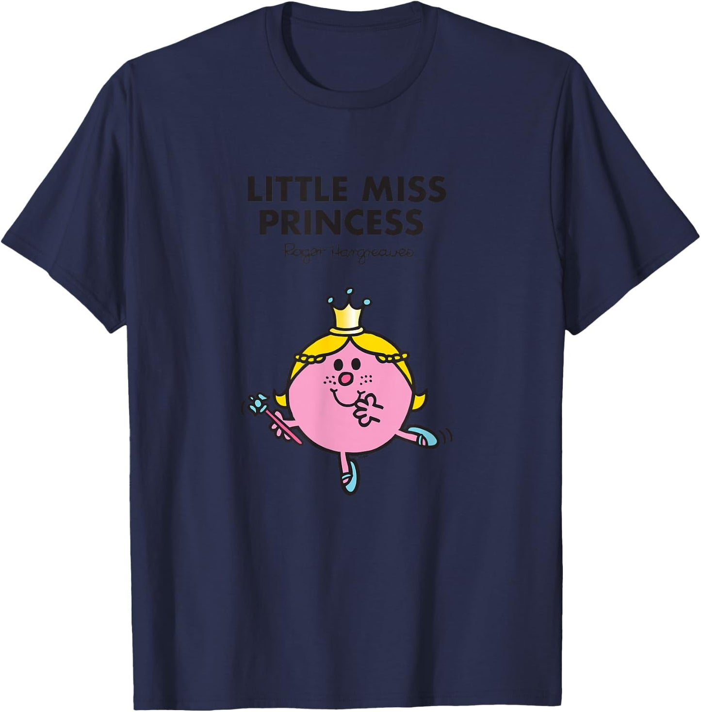 Mr. Men Little Miss Princess T-Shirt - T-Shirt | Navy