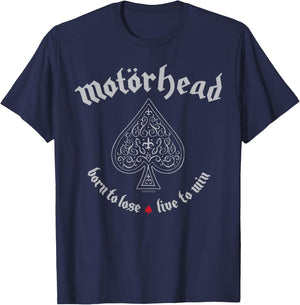 Motörhead - Born to Lose Live to Win Small T-Shirt - T-Shirt | Navy