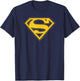 Superman Maize & Blue Shield T-Shirt - T-Shirt | Navy