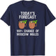 Moscow Mule - Funny Moscow Mule Today's Forecast T-Shirt - T-Shirt | Navy