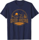 Vintage Greer, Arizona Mountain Hiking Souvenir Print T-Shirt - T-Shirt | Navy
