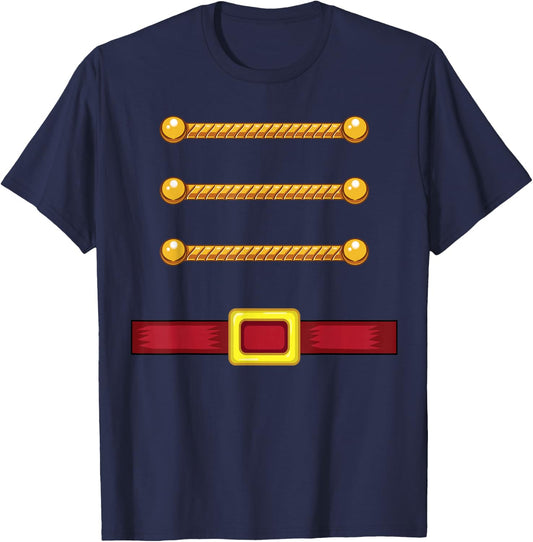 Christmas Nutcracker Squad Toy Soldier Costume Xmas Matching T-Shirt - T-Shirt | Navy