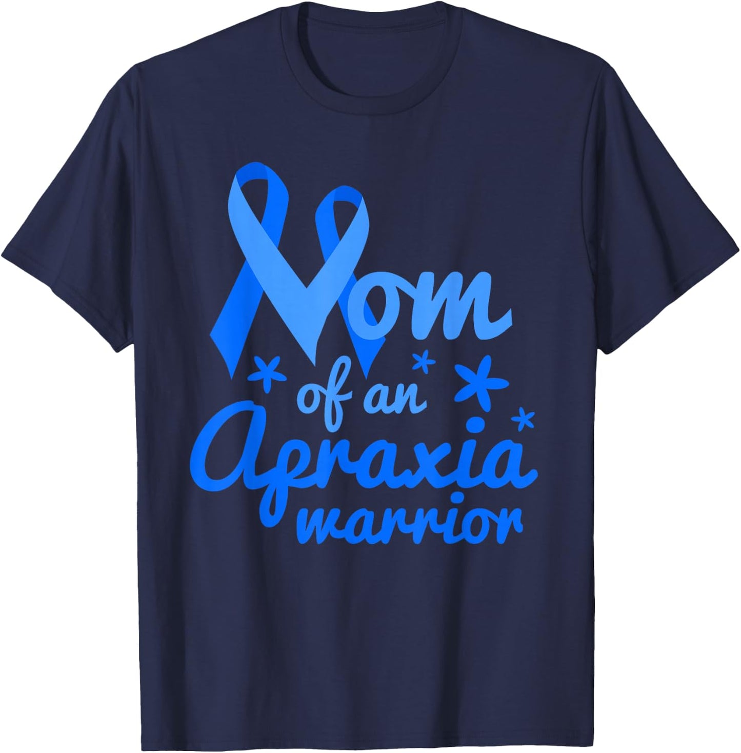 Apraxia Warrior Mama Closed Head Injury T-Shirt - T-Shirt | Navy