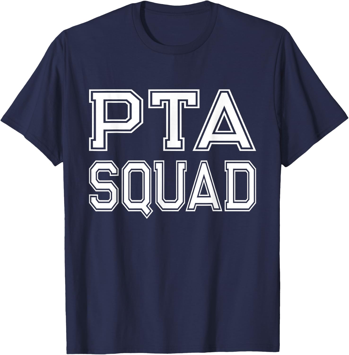 Fun PTA Squad Parent Teacher Organization Association Gift T-Shirt - T-Shirt | Navy