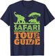 Safari Tour Guide , Animal Shirt, Africa T-Shirt - T-Shirt | Navy