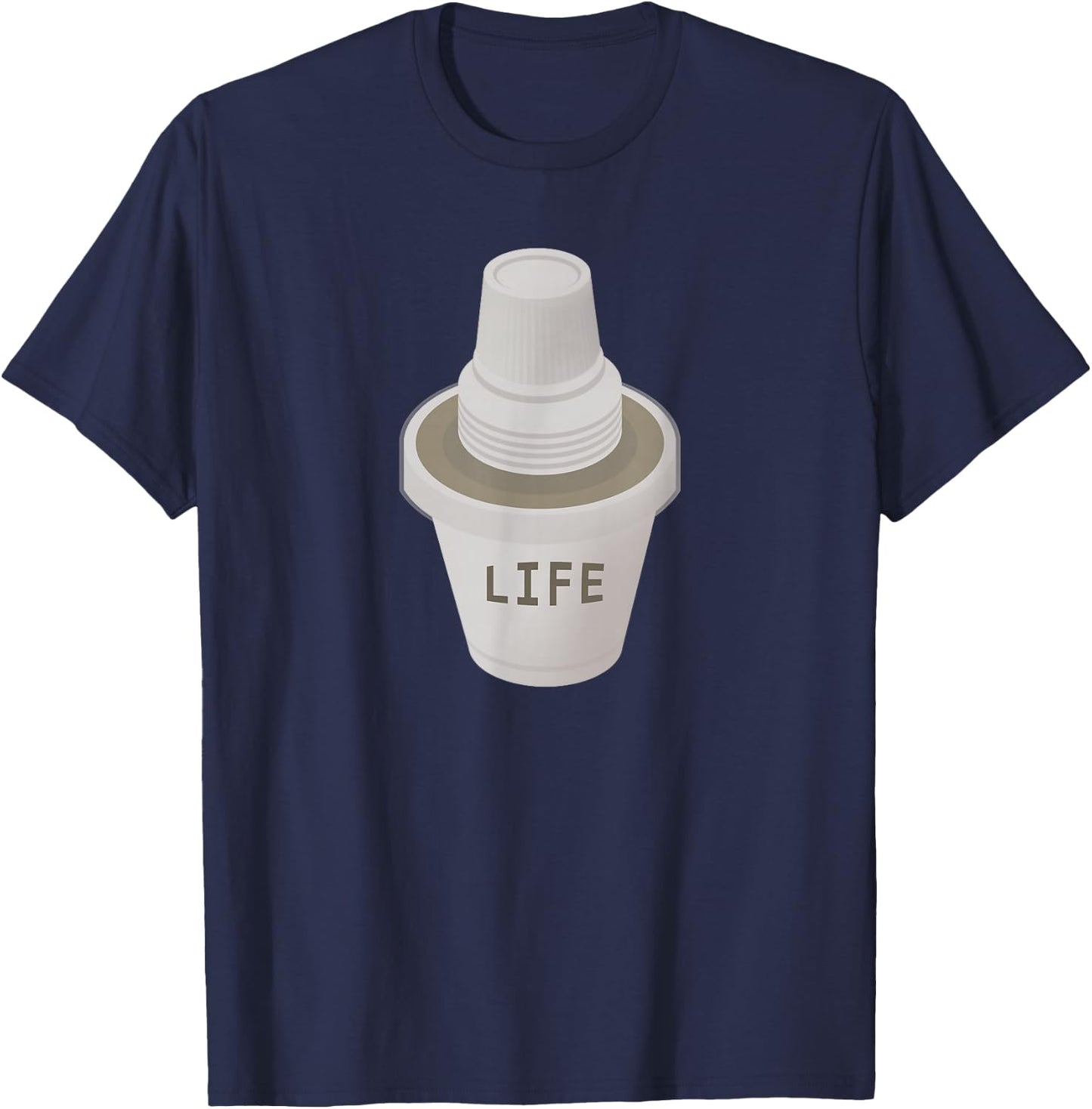 Cuban Cafecito Shirt - Colada Is Life T-Shirt - T-Shirt | Navy