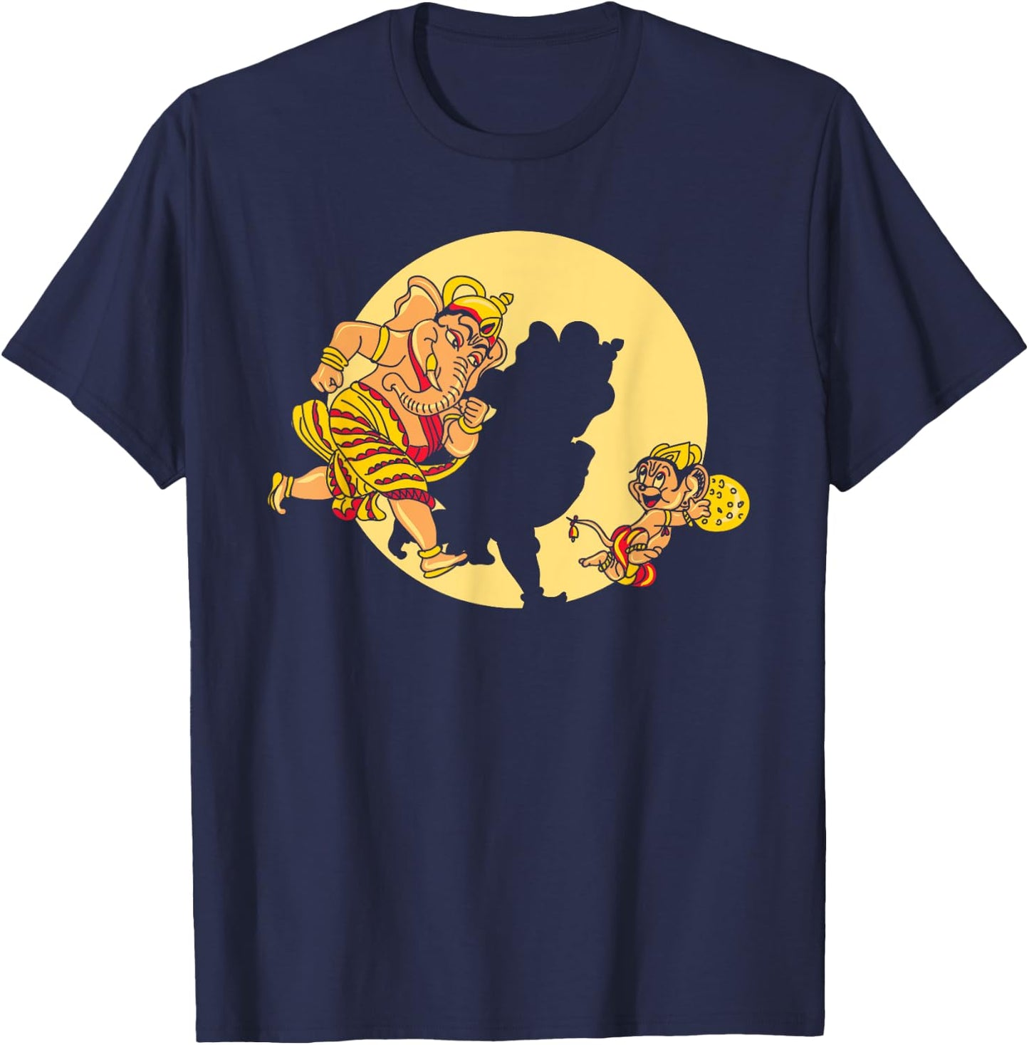 Tintin Ganesha T-Shirt - T-Shirt | Navy