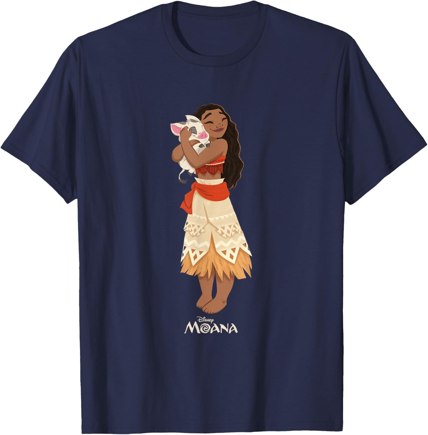 Disney Moana and Pua with Movie Logo T-Shirt - T-Shirt | Navy