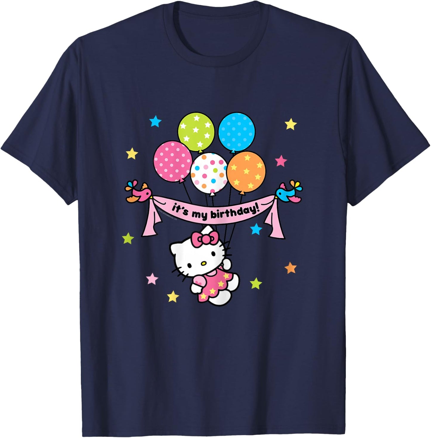 Hello Kitty It's My Birthday Shirt T-Shirt - T-Shirt | Navy