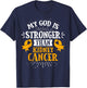 RCC - Renal Cell Carcinoma Awareness T-Shirt - T-Shirt | Navy