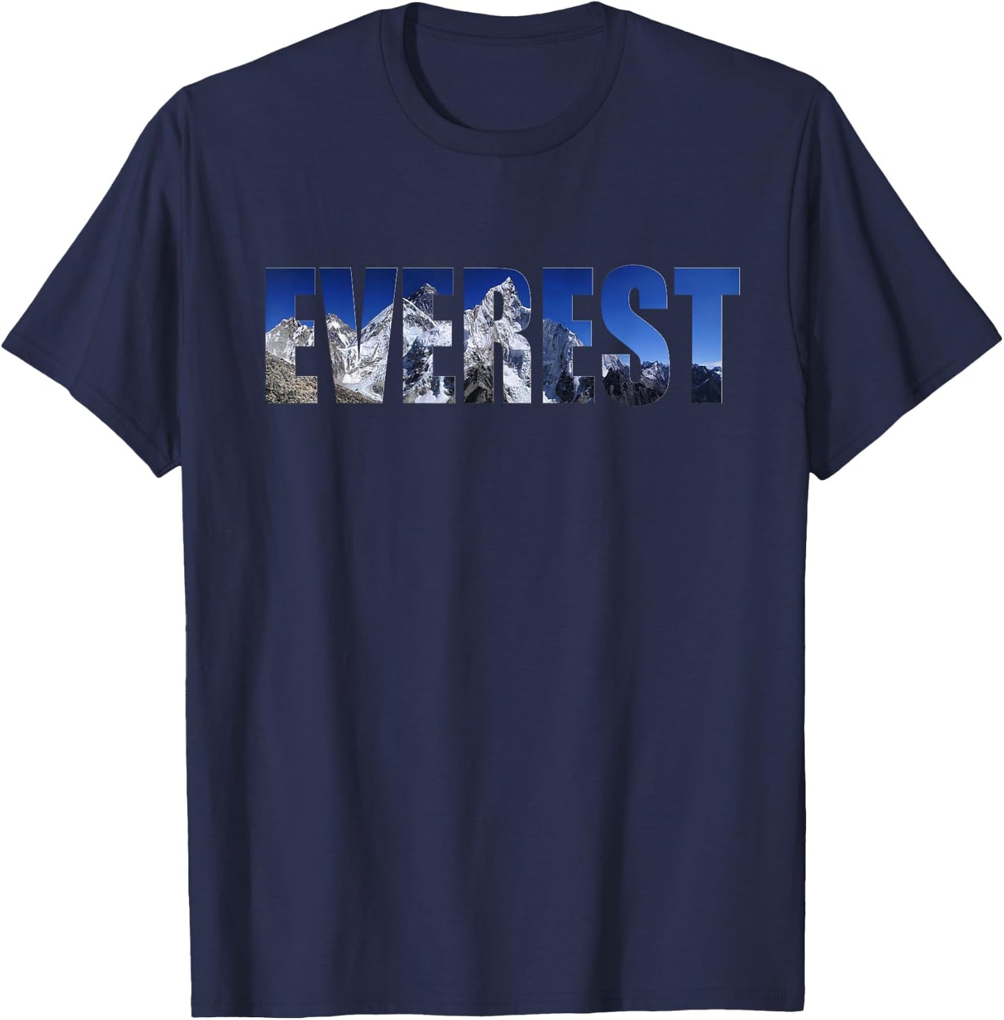 Mount Everest Peak T-Shirt - T-Shirt | Navy