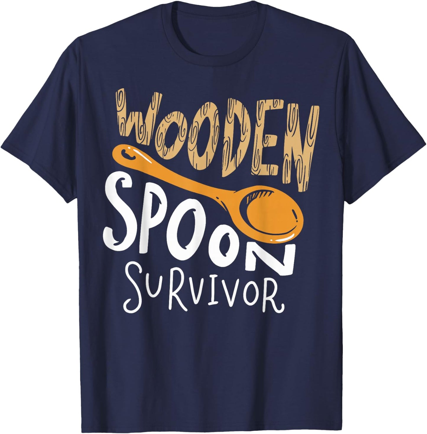 Wooden Spoon Survivor T-Shirt - T-Shirt | Navy