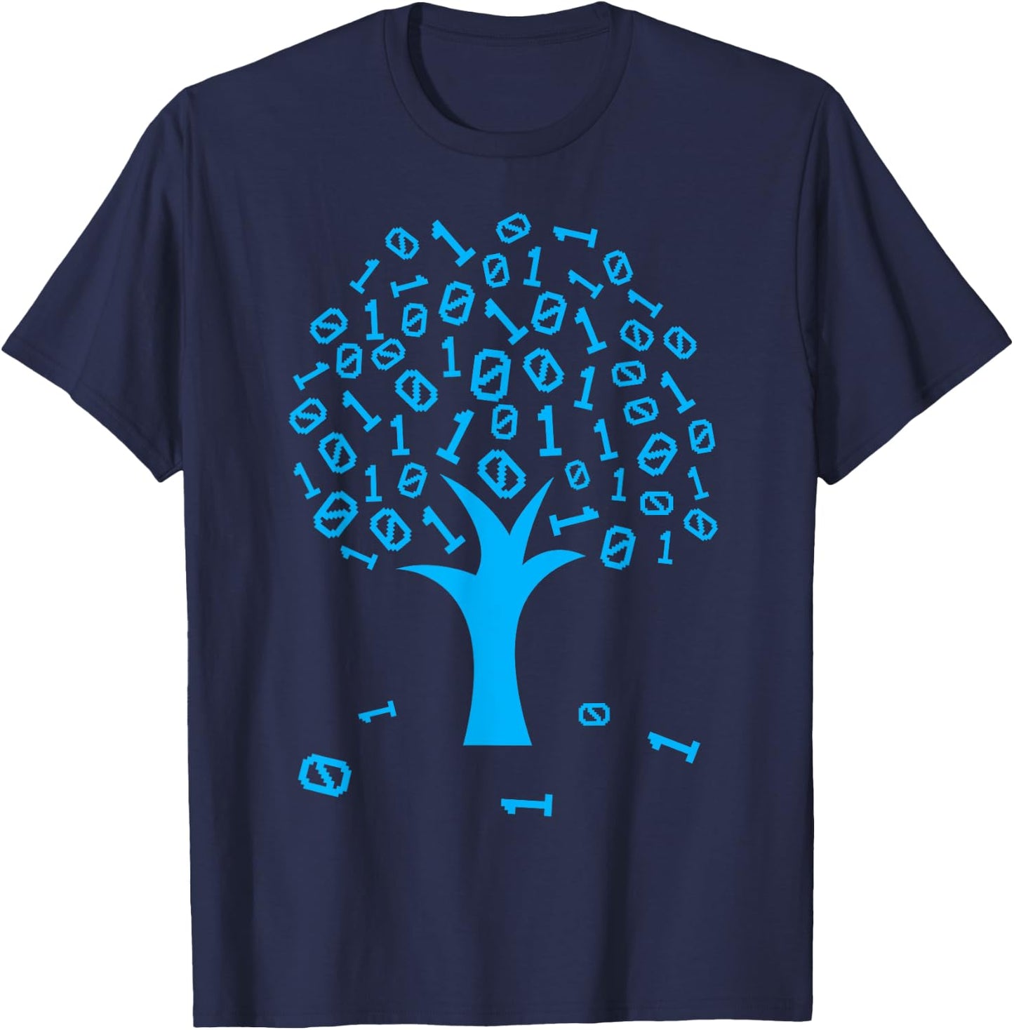Binary Tree | Computer Science Lovers Coding T-Shirt - T-Shirt | Navy