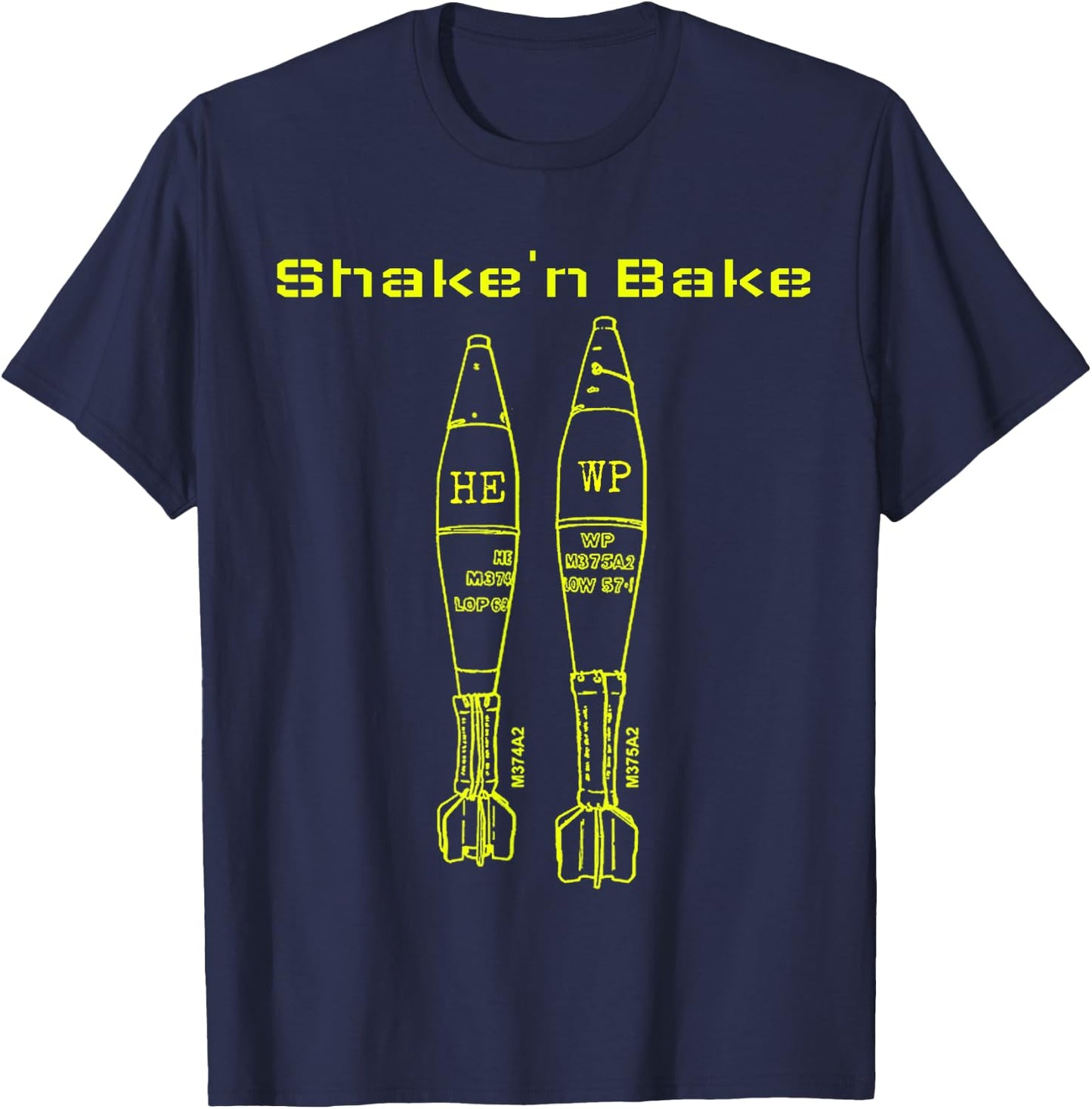 Funny Mortarman Infantry Shirt 0311 0341 11B 11C T-Shirt - T-Shirt | Navy