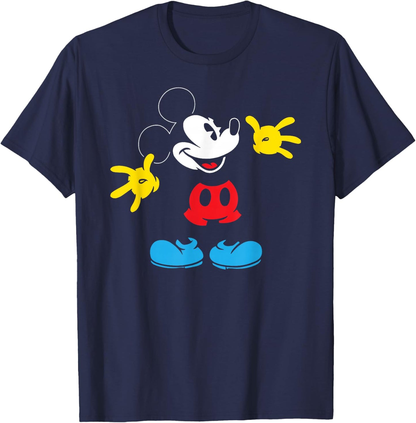 Disney - Excited Mickey Mouse T-Shirt - T-Shirt | Navy