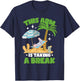 This Arm Is Taking A Break | Funny Broken Arm T-Shirt - T-Shirt | Navy