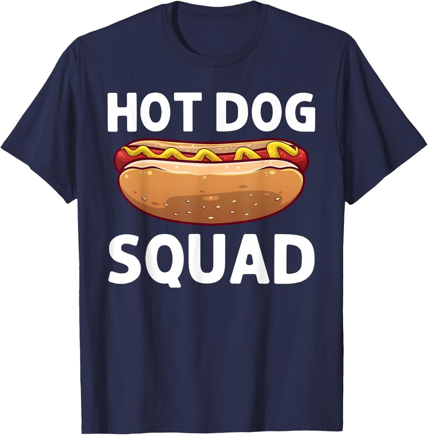 Cool Hotdog Outfit Women Adult Hotdog Hot Dog Lover T-Shirt - T-Shirt | Navy