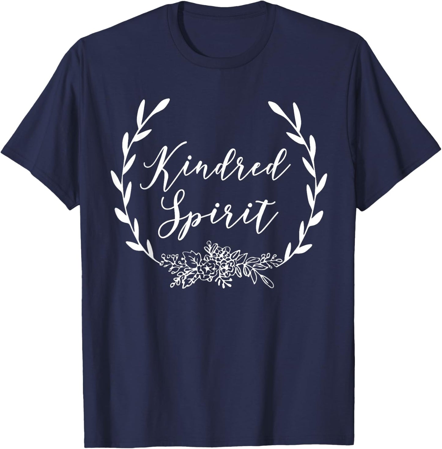 Kindred Spirit , Anne of Green Gables Quote Shirt T-Shirt - T-Shirt | Navy