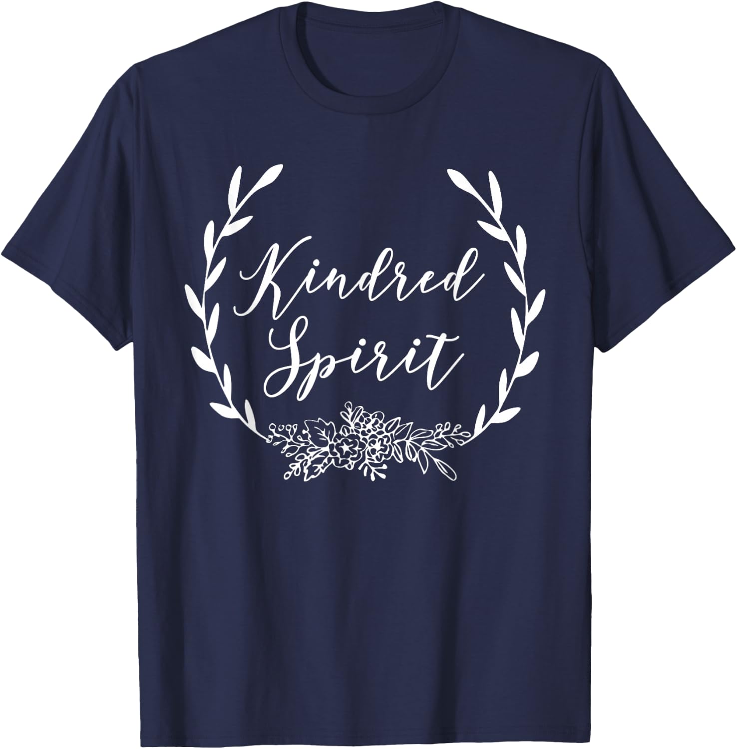 Kindred Spirit , Anne of Green Gables Quote Shirt T-Shirt - T-Shirt | Navy