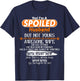I'm Spoiled Husband Of Awesome Wife February T-Shirt - T-Shirt | Navy