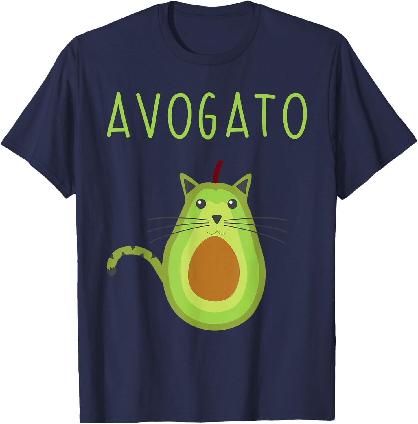 Avogato Cinco De Mayo Gift Cinco De Meow Cat Avocado T-Shirt - T-Shirt | Navy