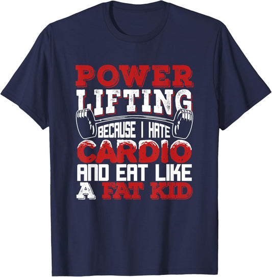 Funny Powerlifting Gift A Powerlifter T-Shirt - T-Shirt | Navy
