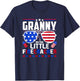 Granny of The Little Firecracker Fourth of July Birthday T-Shirt - T-Shirt | Navy