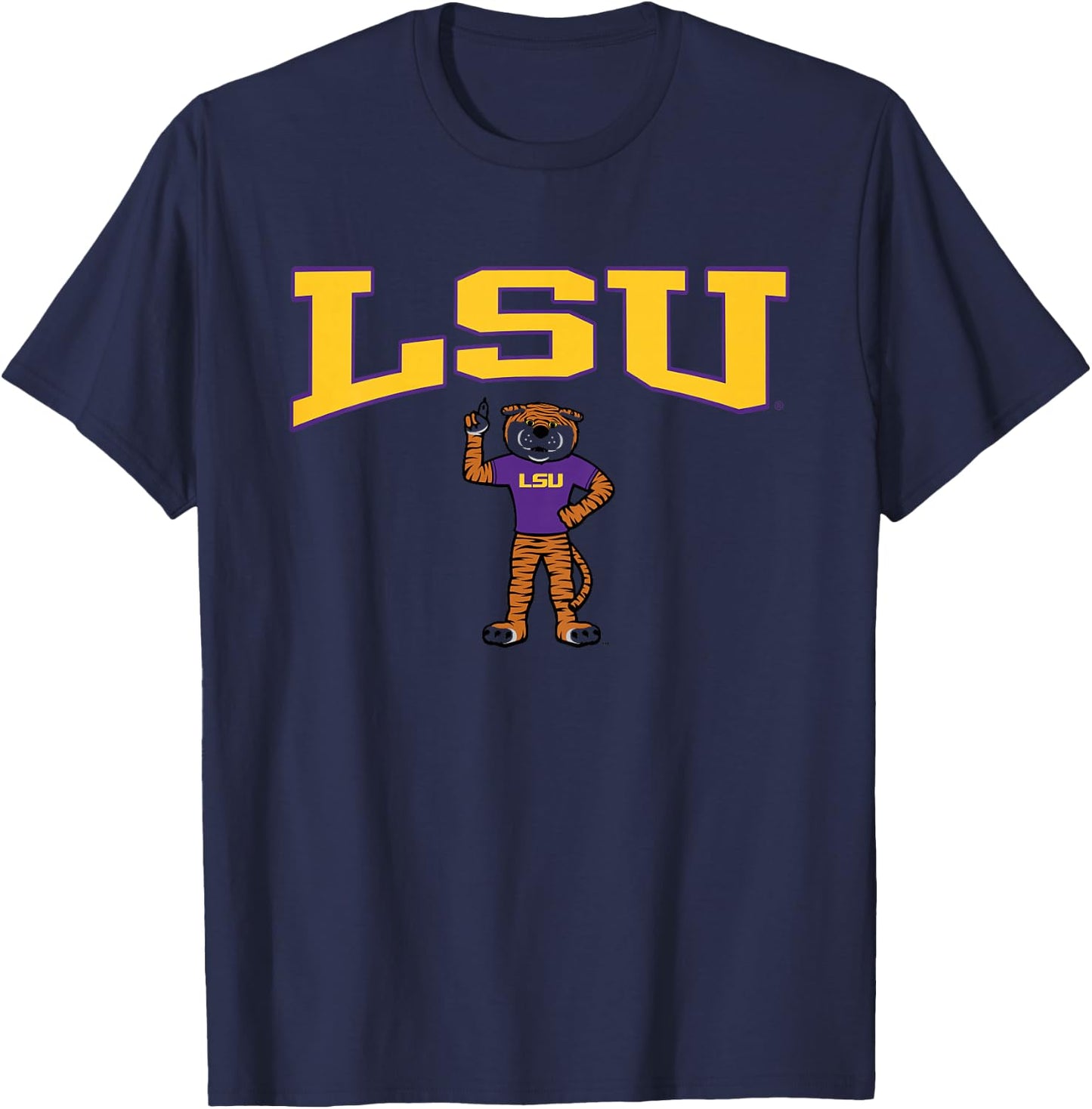 Kids LSU Tigers Kid's Mike White Officially Licensed T-Shirt - T-Shirt | Navy