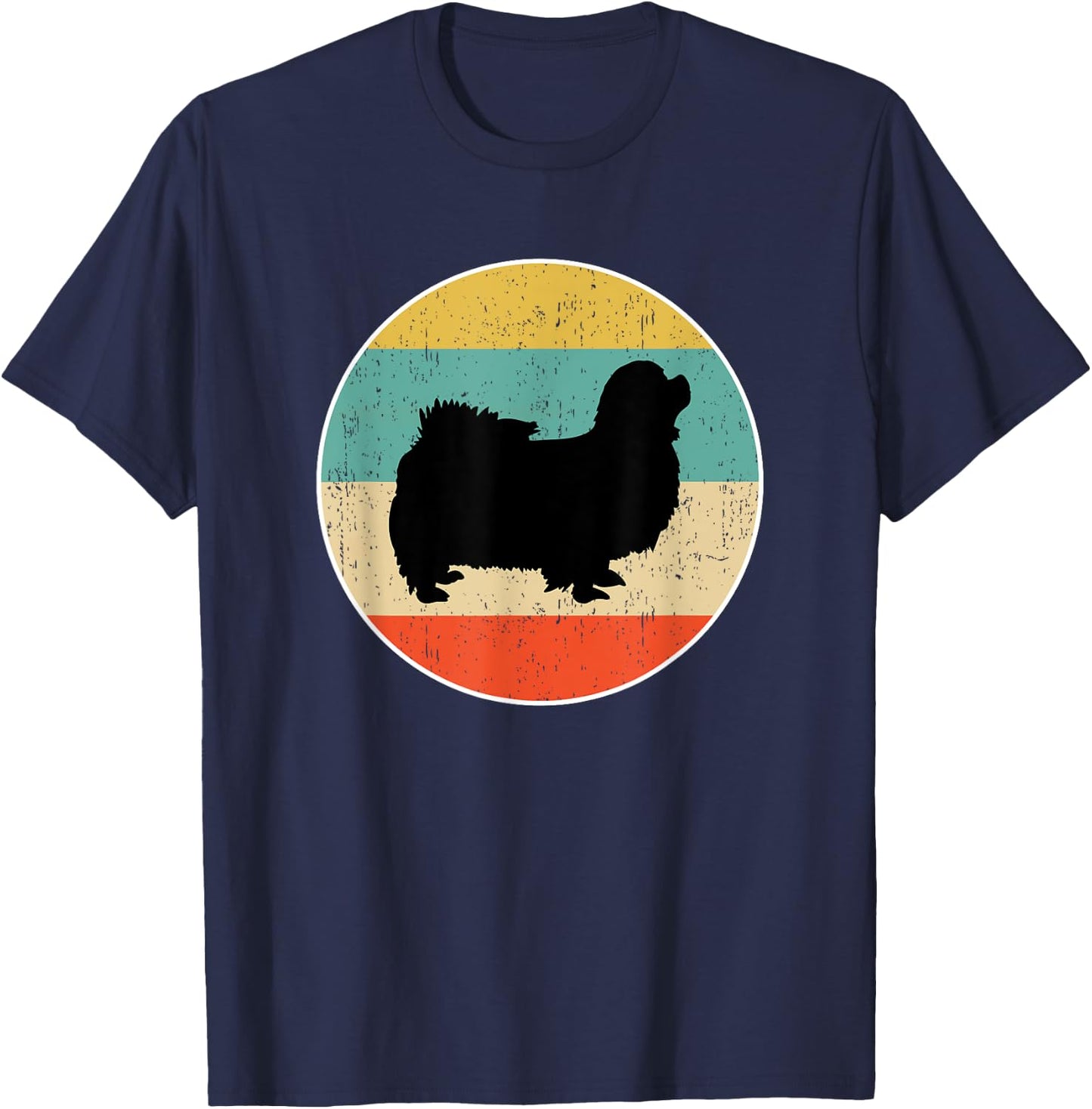 Tibetan Spaniel Dog T-Shirt - T-Shirt | Navy