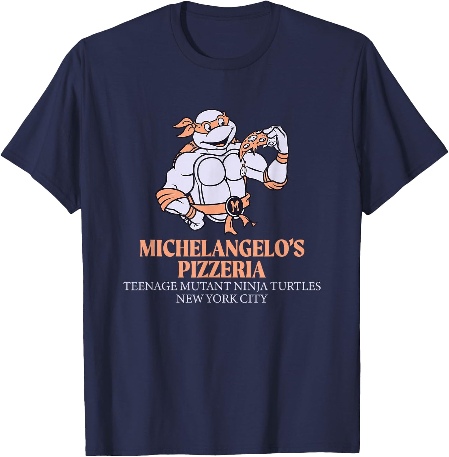 Teenage Mutant Ninja Turtles Michelangelo's Pizzeria T-Shirt - T-Shirt | Navy