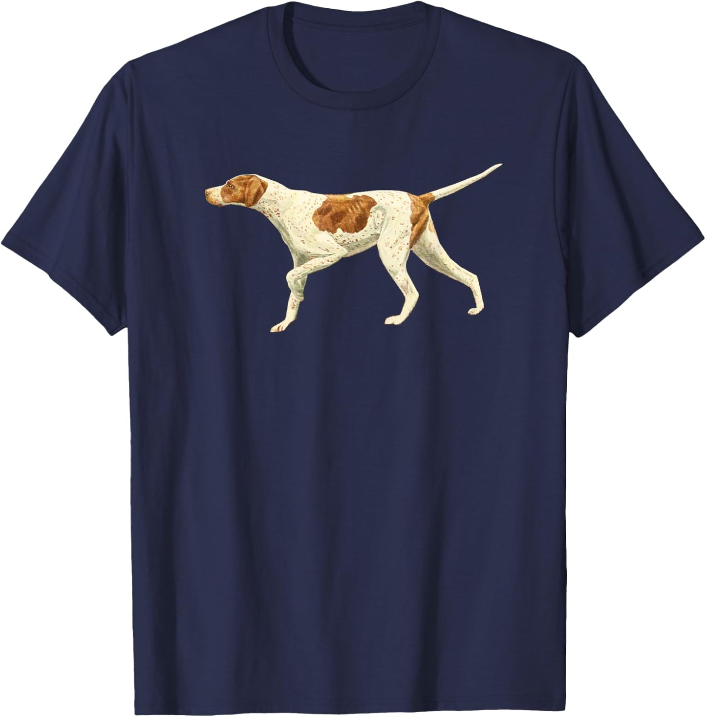Pointer Dog Pointing English Pointer Bird Dog Lover T-Shirt - T-Shirt | Navy
