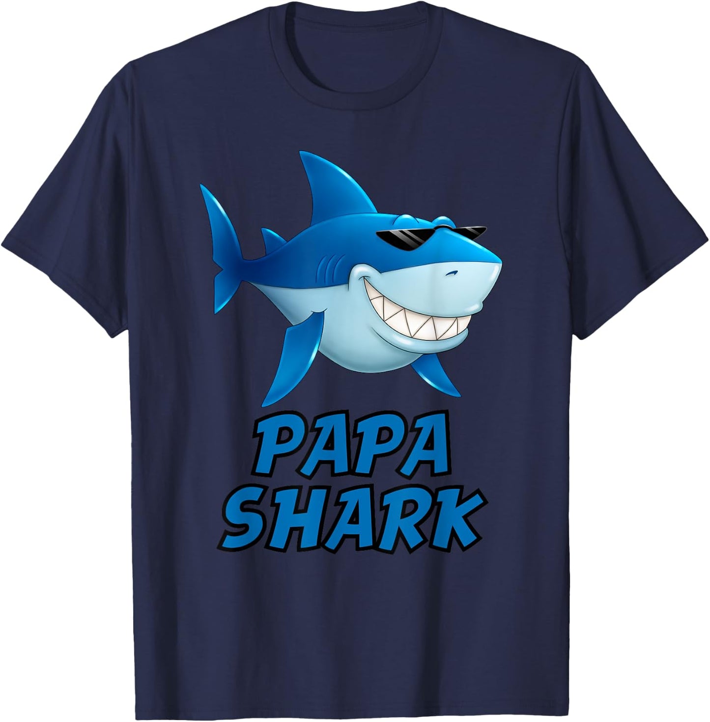 Papa Shark T-Shirt - T-Shirt | Navy