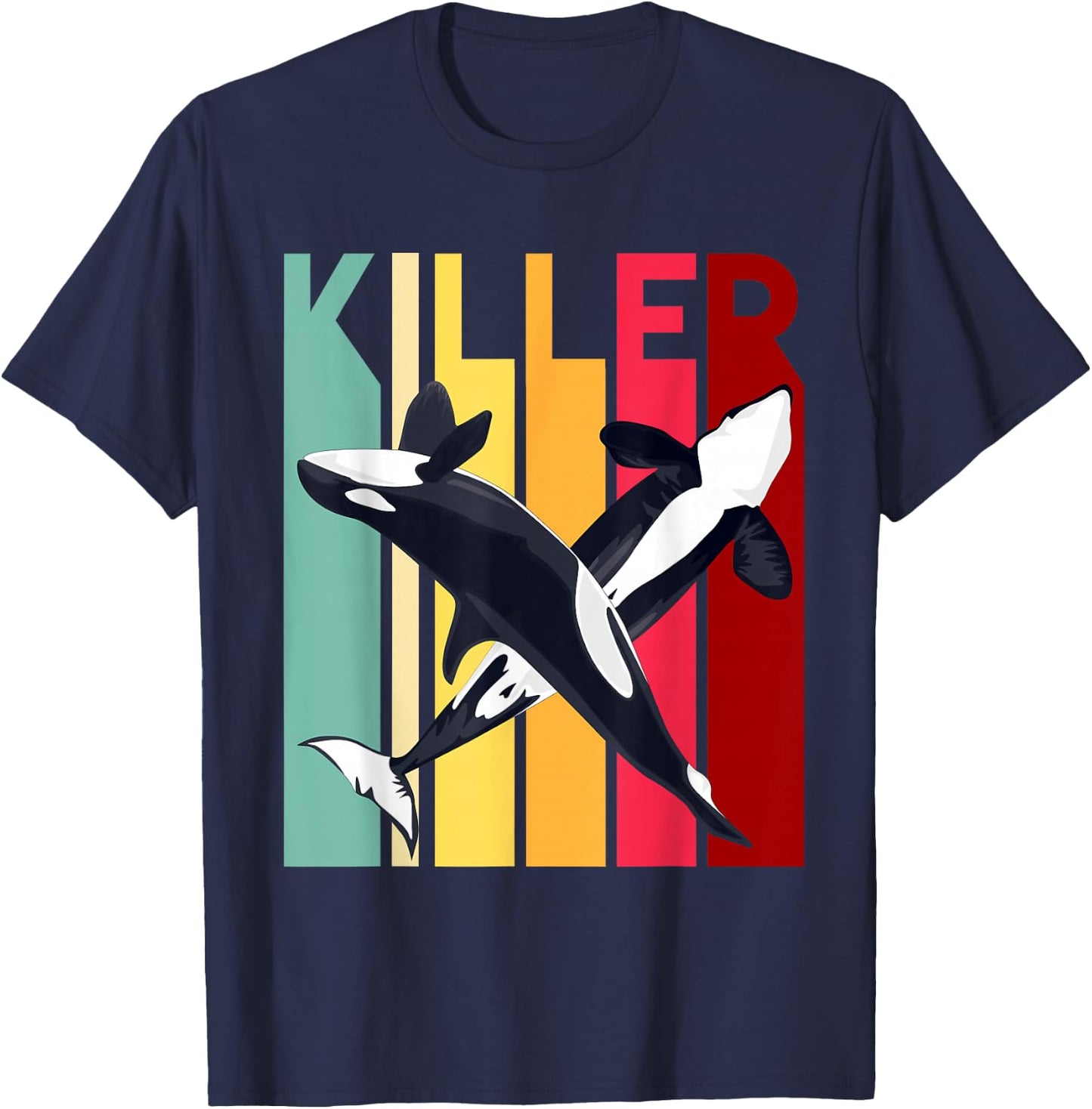 Killer Whale Gift Sea Animals Orca T-Shirt - T-Shirt | Navy