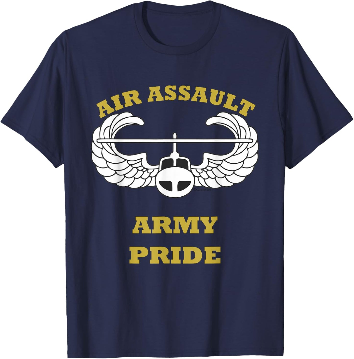 Air Assault Army Pride. Proud and a Great Accomplishment. T-Shirt - T-Shirt | Navy