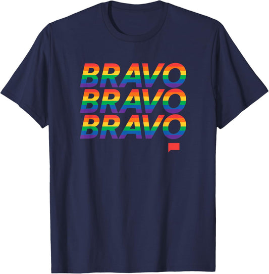 Bravo Pride Officially Licensed T-Shirt - T-Shirt | Navy