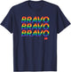 Bravo Pride Officially Licensed T-Shirt - T-Shirt | Navy