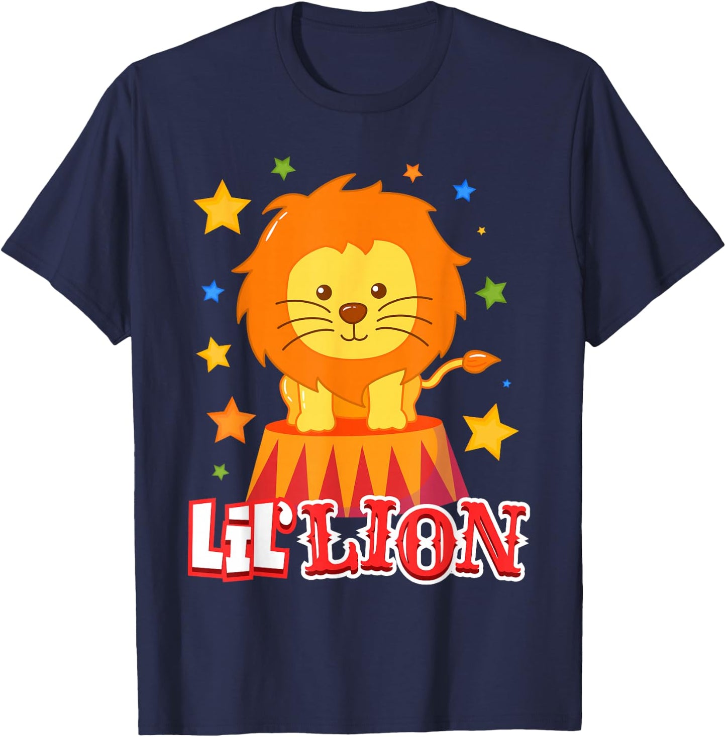 Circus Shirts - Kids Lion Shirt - Circus Lion Costume T-Shirt - T-Shirt | Navy