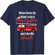 I Want To Be A Fire Fighter Just Like My Uncle T-Shirt - T-Shirt | Navy