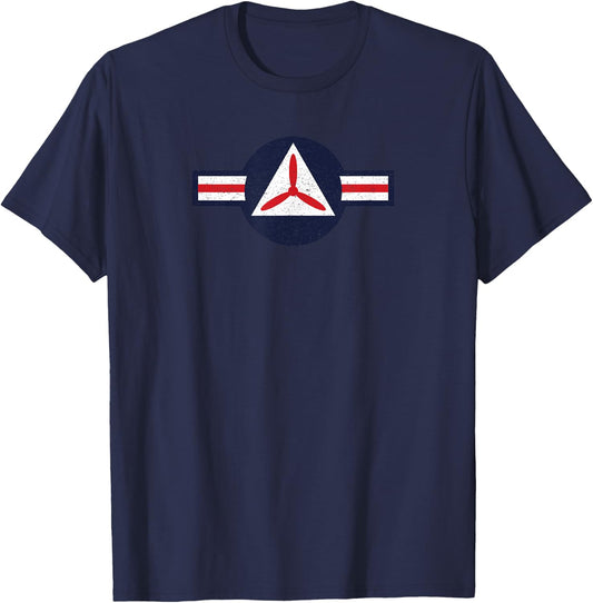Civil Air Patrol Shirt Vintage Air Force Cap Roundel T-Shirt - T-Shirt | Navy