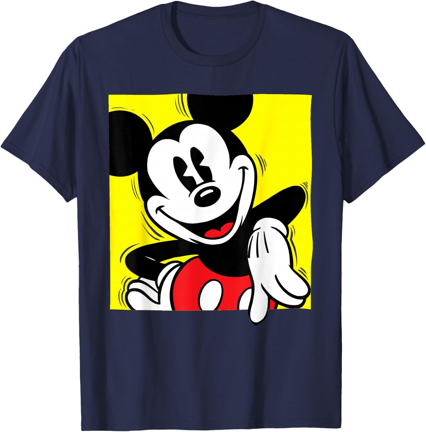 Disney - Mickey Mouse Vintage Square T-Shirt - T-Shirt | Navy