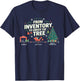 From inventory to under the tree, christmas supply chain T-Shirt - T-Shirt | Navy