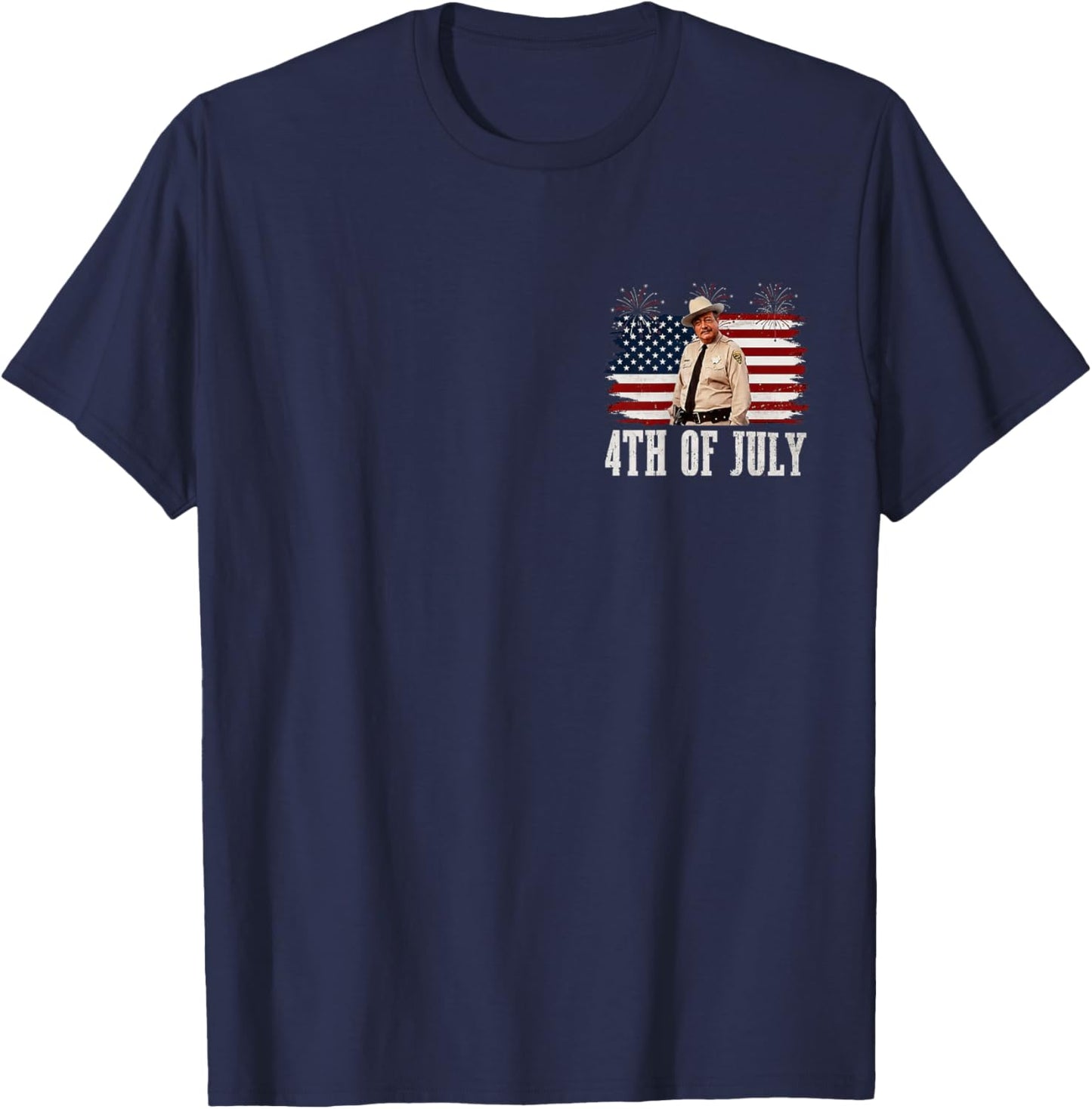 Happy 4th of July to All You Sumbitches T-Shirt - T-Shirt | Navy