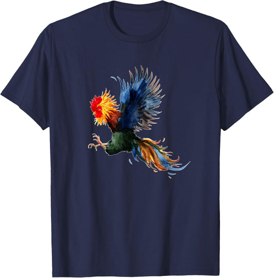 Rooster fighting T-Shirt - T-Shirt | Navy