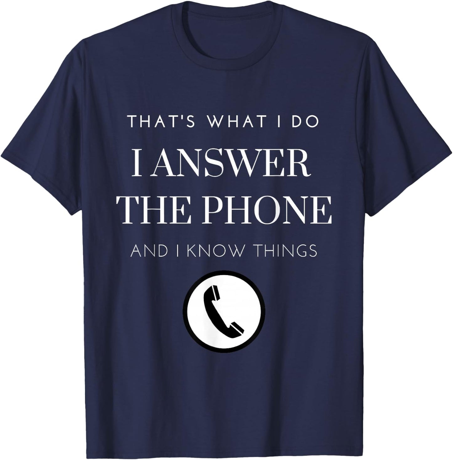Call Center Funny Customer Service T-Shirt - T-Shirt | Navy