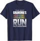 The Best Grandmas Run Half Marathons - Women Runner T Shirt T-Shirt - T-Shirt | Navy