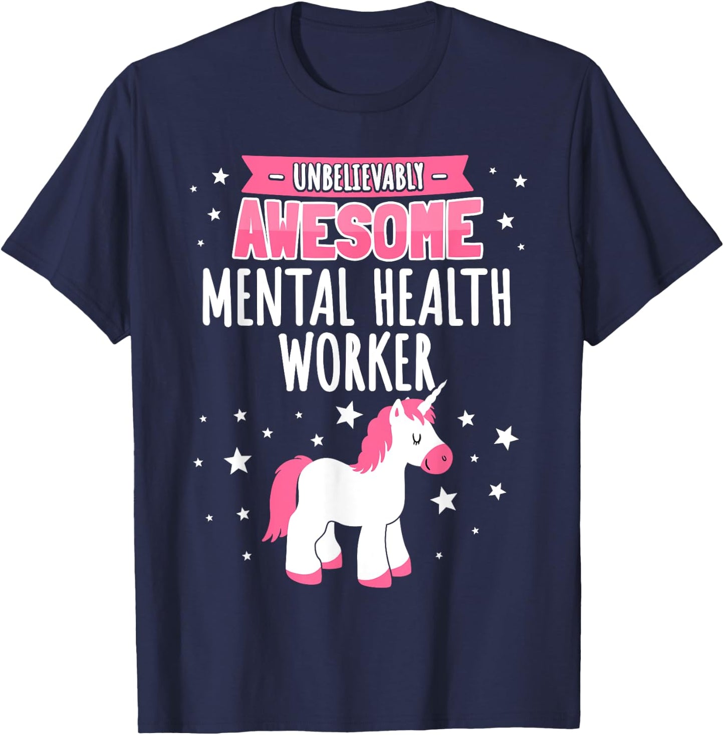 Mental Health Worker T-Shirt - T-Shirt | Navy