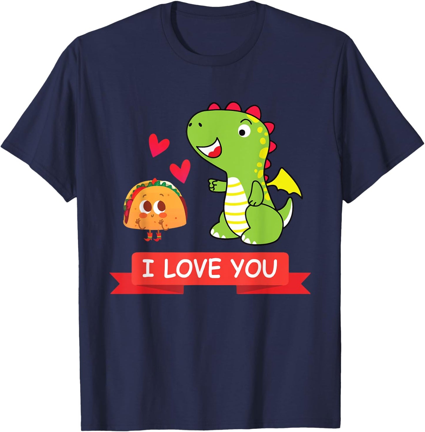 Dragon Taco Dragons Love Tacos Party Gift T-Shirt - T-Shirt | Navy