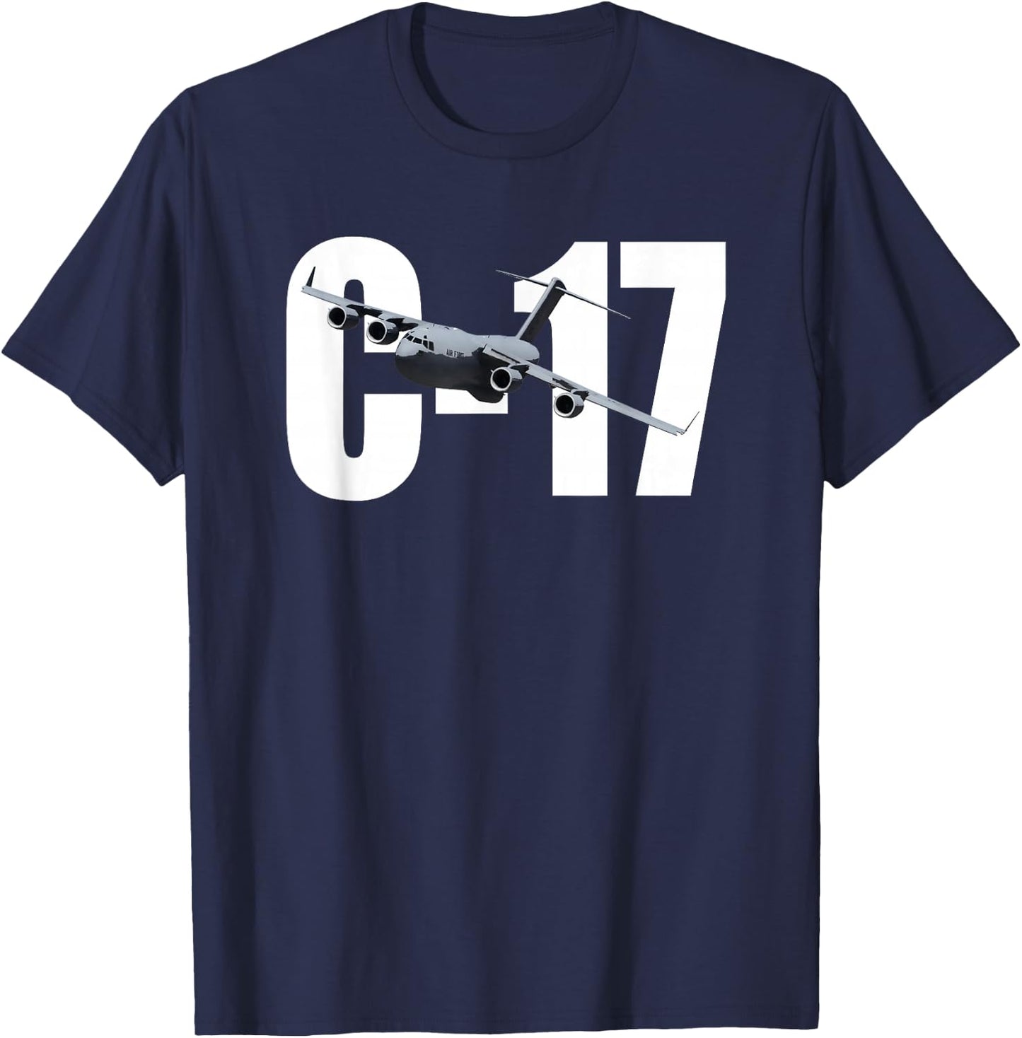 C-17 C17 Globemaster III 3 T Shirt Jet Transport Plane T-Shirt - T-Shirt | Navy